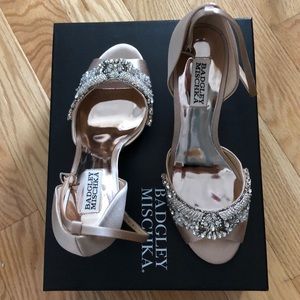 Badgley Mishka Malorie Embellished Wedge Sandal